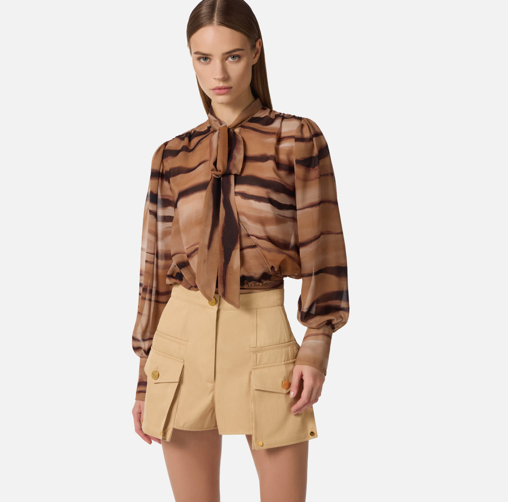 ELISABETTA FRANCHI BLOUSE CA16062 PRINT - 2