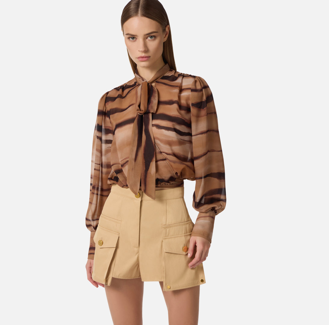 ELISABETTA FRANCHI BLOUSE CA16062 PRINT - 2