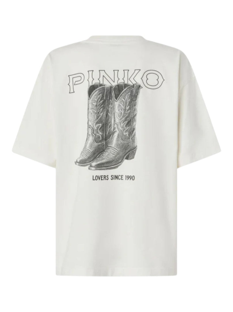 PINKO T-SHIRT CARMAGNOLA WIT - 2