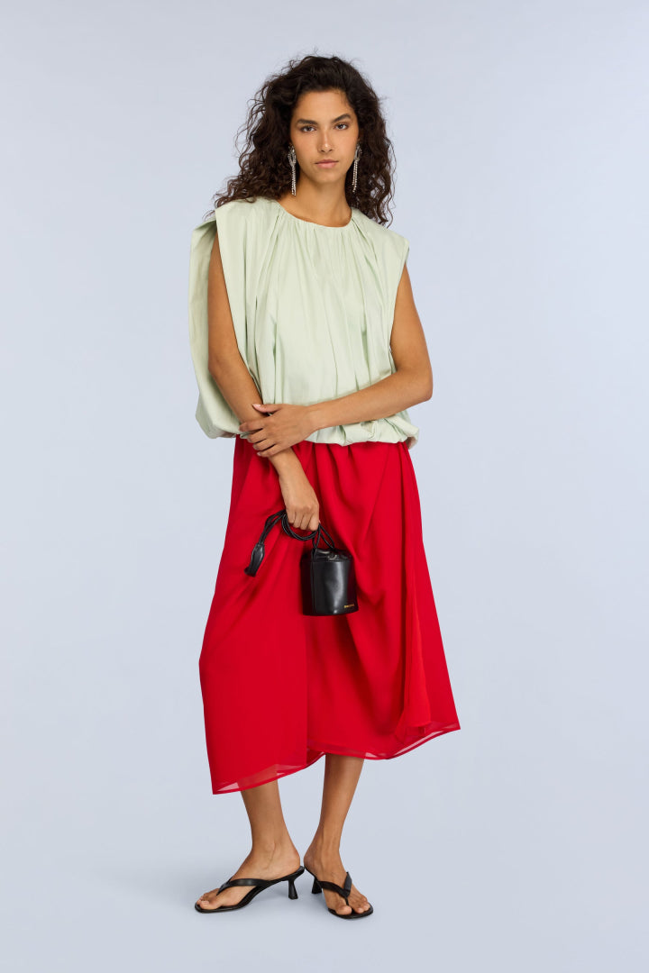 SEMICOUTURE BLOUSE PEARL MINT - 4