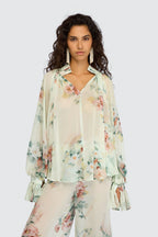 SEMICOUTURE BLOUSE CYMONE PRINT - 1