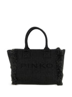 PINKO TAS BEACH SHOPPER RAFIA ZWART - 1