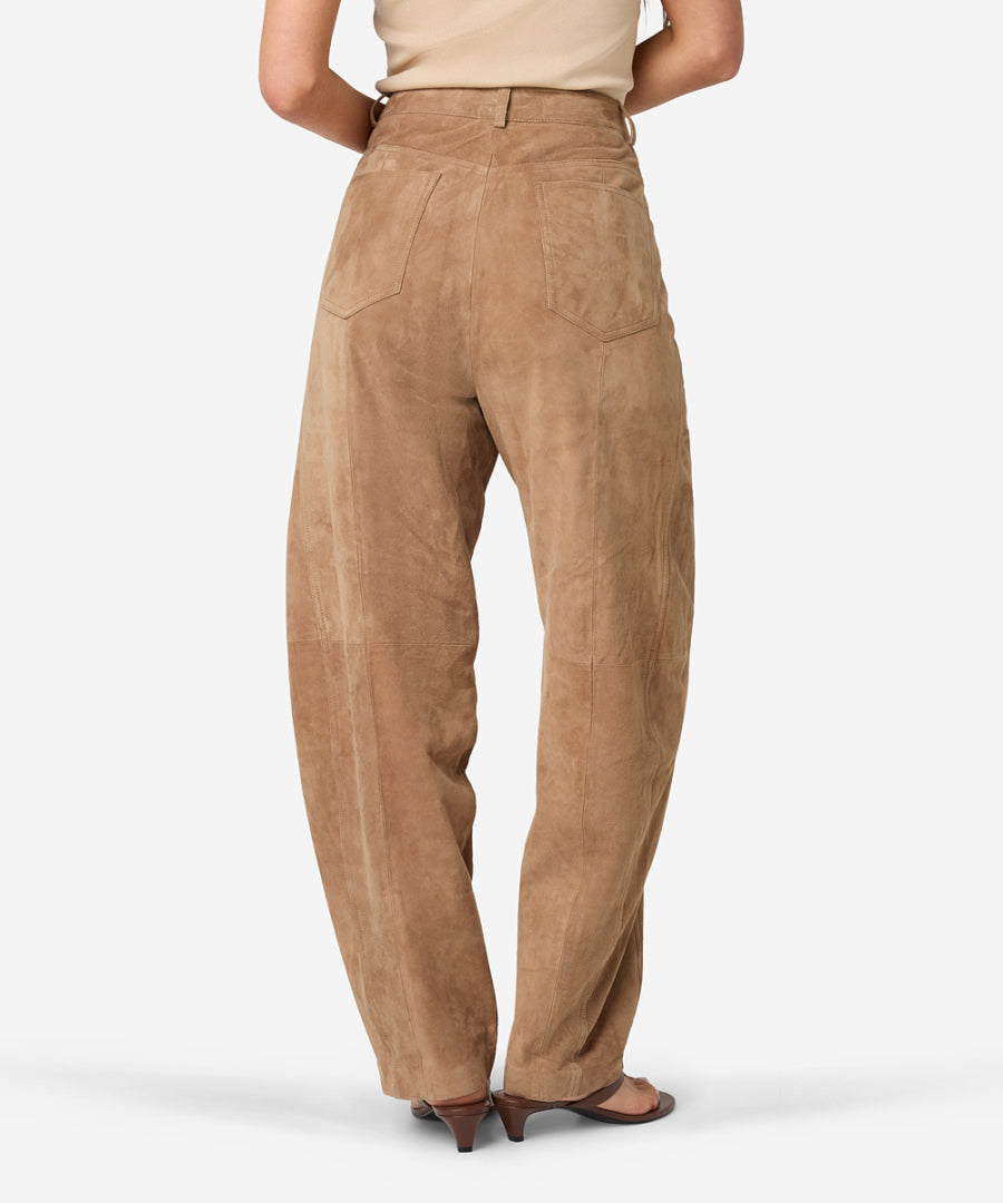 IBANA BROEK PARLA SUEDE BRUIN - 2