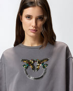 PINKO SWEATER NELLY GRIJS - 4
