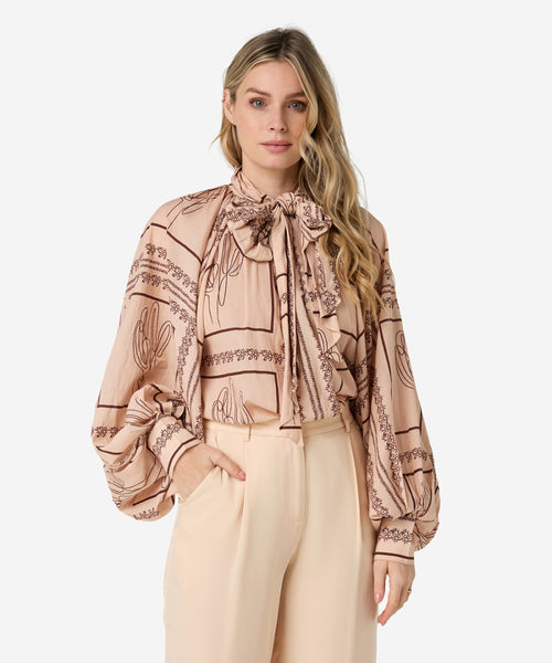 IBANA BLOUSE TIARA DESSERT PRINT - 1