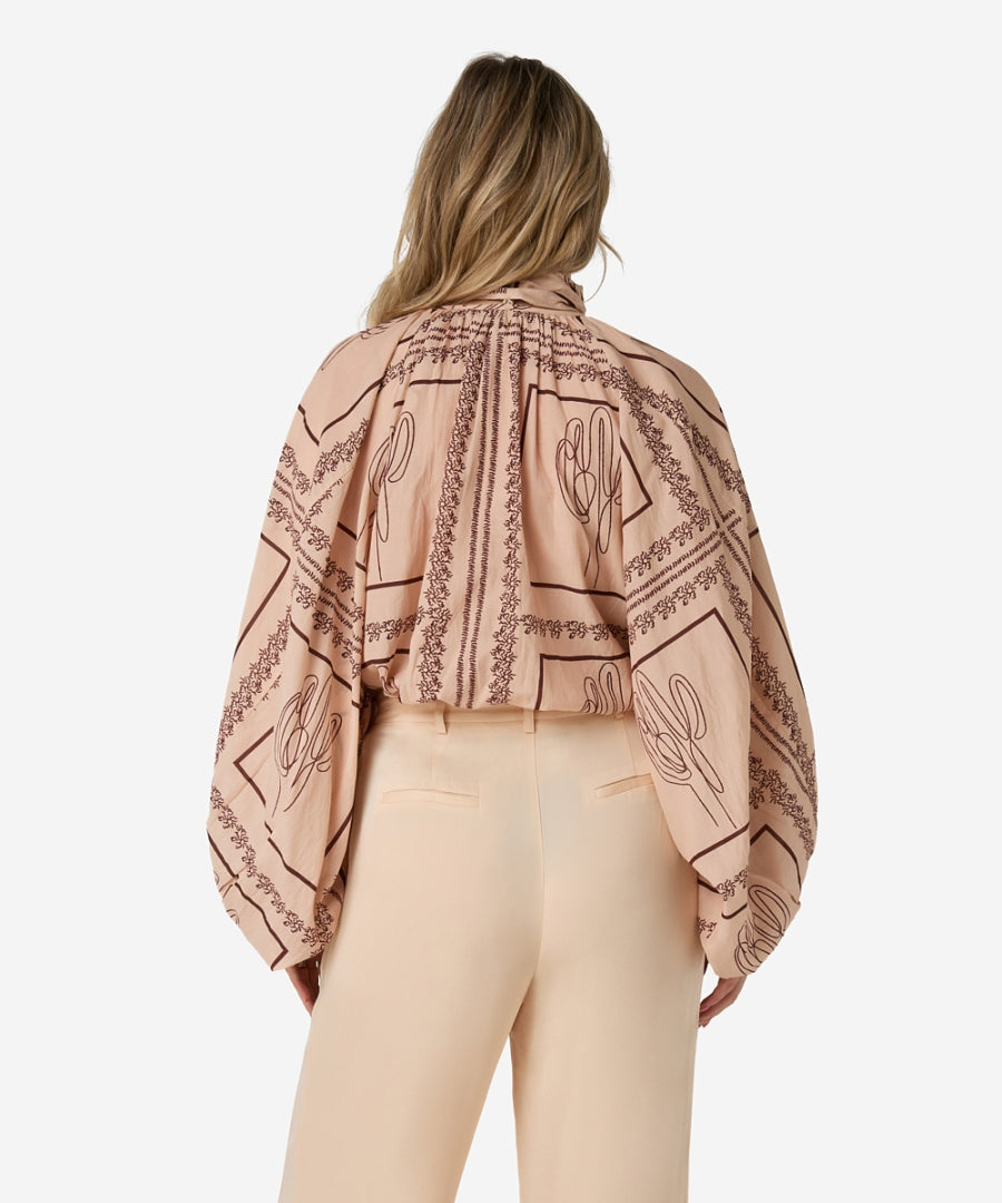 IBANA BLOUSE TIARA DESSERT PRINT - 2