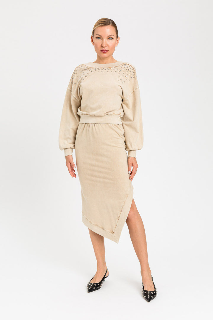 TWINSET ACTITUDE SWEATER 2416 BEIGE - 1