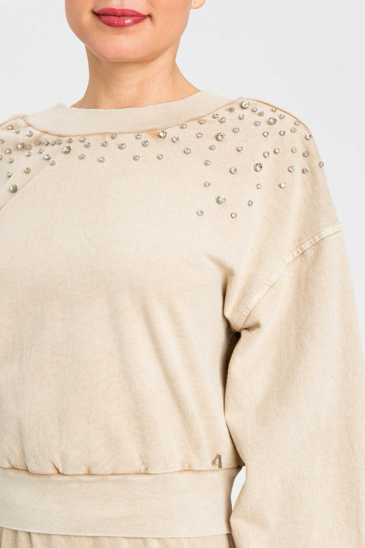TWINSET ACTITUDE SWEATER 2416 BEIGE - 3