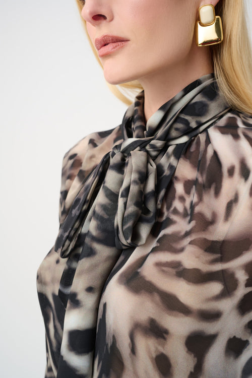 JOSEPH RIBKOFF BLOUSE 263743 PRINT - 2