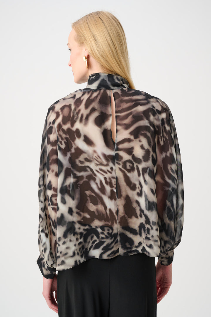 JOSEPH RIBKOFF BLOUSE 263743 PRINT - 3
