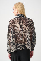 JOSEPH RIBKOFF BLOUSE 263743 PRINT - 3