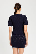 TWIN SET TRUI 3031 BLAUW - 2