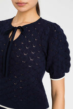 TWIN SET TRUI 3031 BLAUW - 3