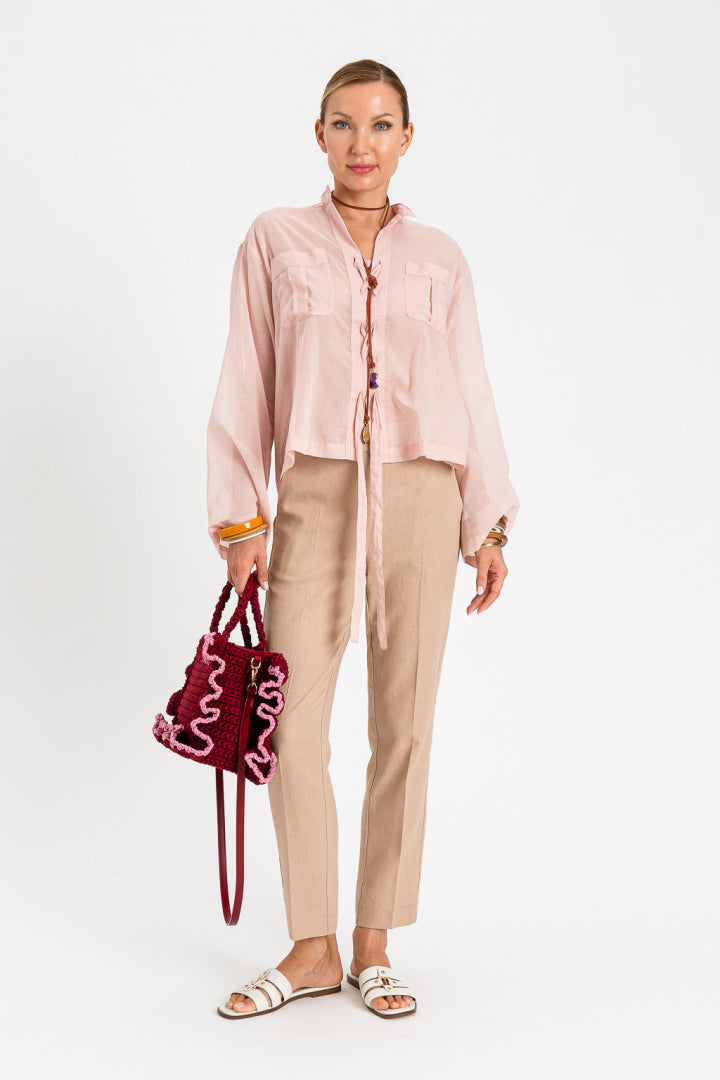 TWIN SET BLOUSE 2052 ROZE - 1