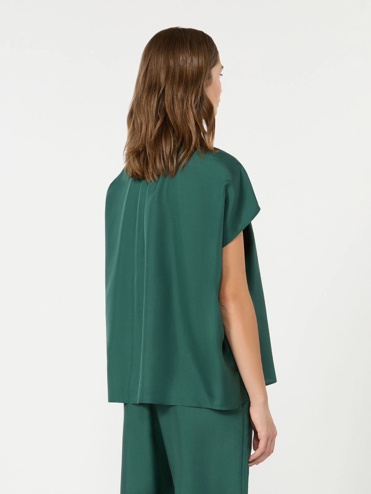 MAX MARA BLOUSE CRINE GROEN - 2