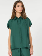 MAX MARA BLOUSE CRINE GROEN - 3