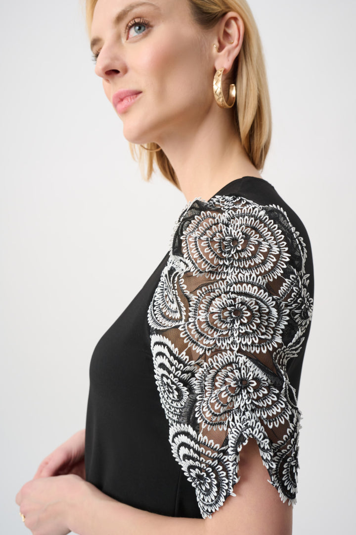 JOSEPH RIBKOFF TOP 263028 ZWART - 2