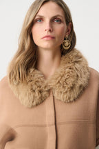 JOSEPH RIBKOFF VEST 263949 CAMEL - 2