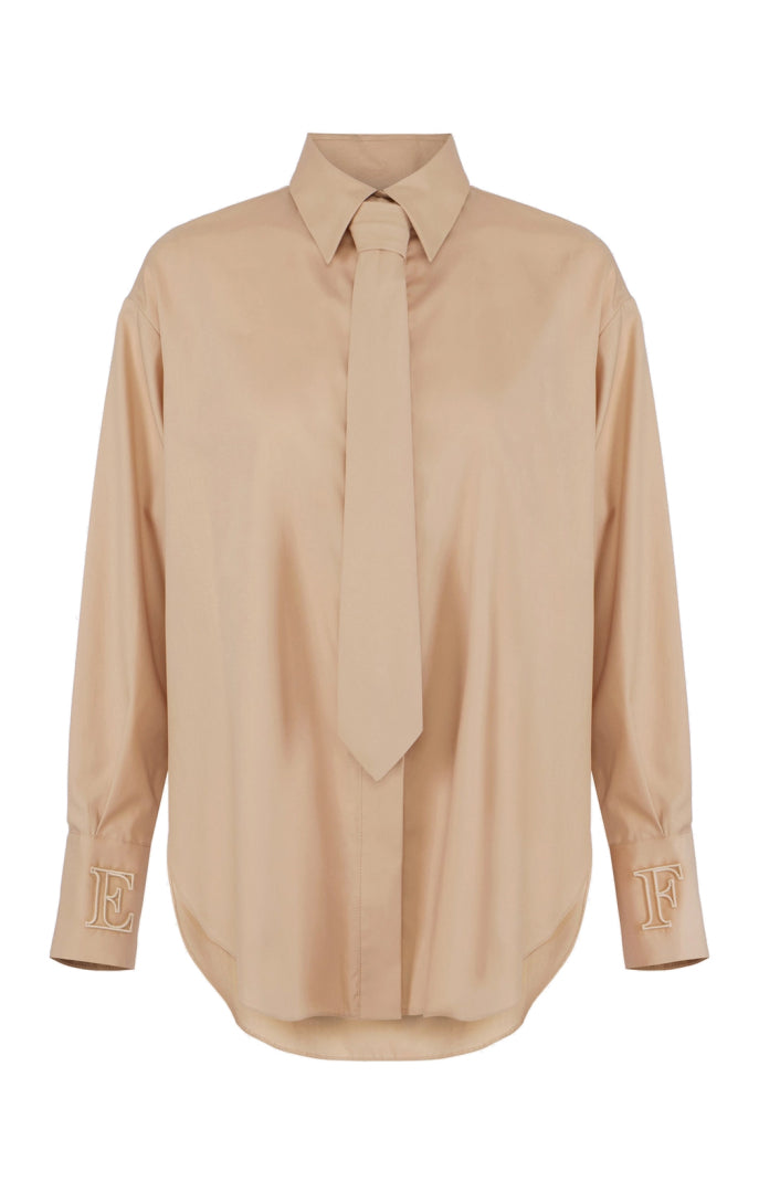ELISABETTA FRANCHI BLOUSE CA15261E2 CAMEL - 1