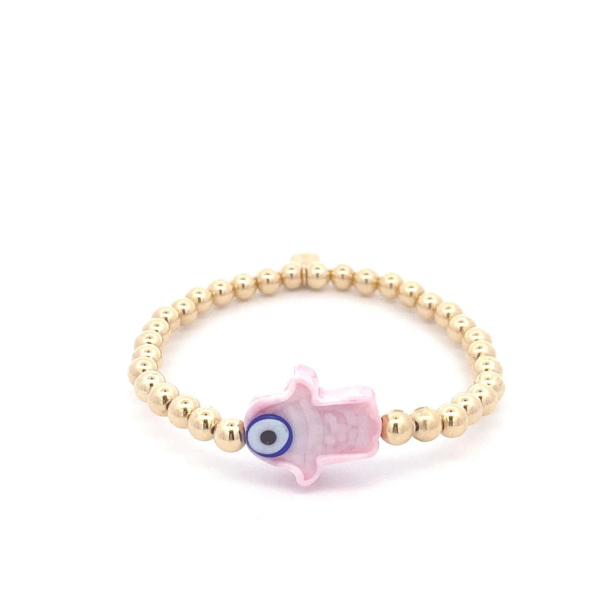 Hamsa Hand Pink Light Gold