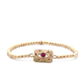 Shiny eye fuchsia gold