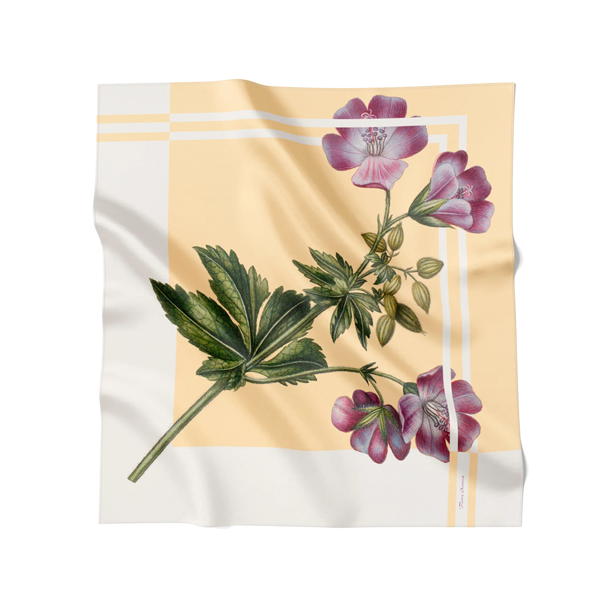 Flora Yellow Flower Scarf