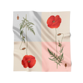 Four Square Poppy Scarf