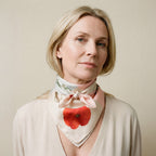 Four Square Poppy Scarf