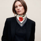 Poppy In White Scarf