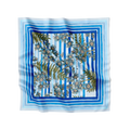 Royal Blue Striped Scarf