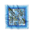 Royal Blue Striped Scarf