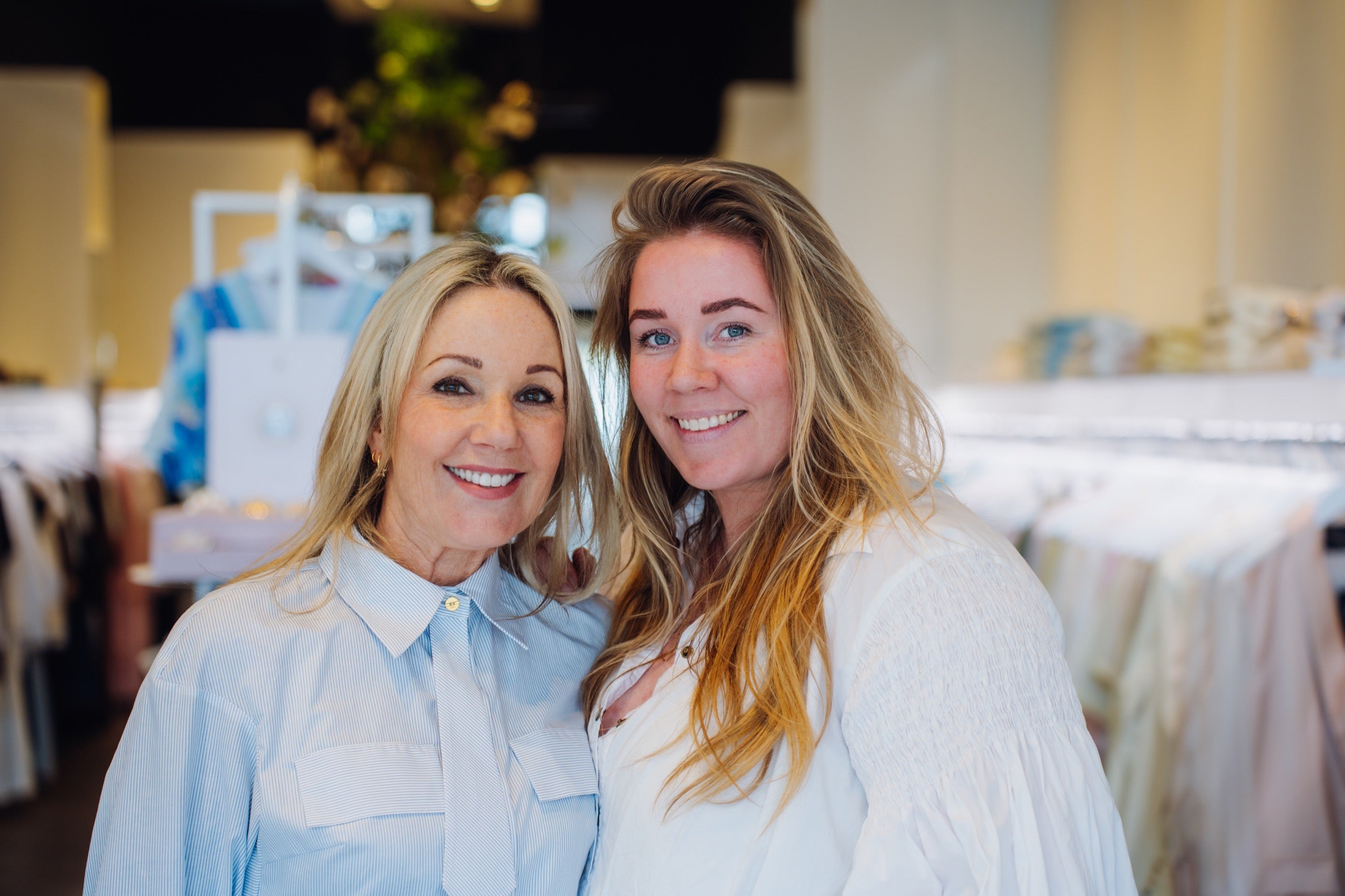 Carmen en Maxime in de boutique Blushing by Carmen
