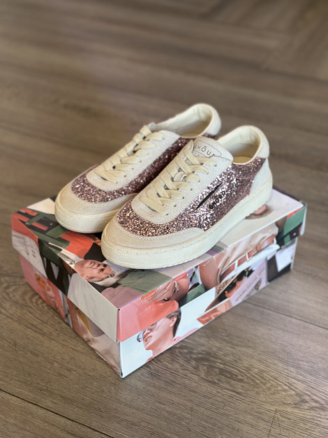 SNEAKER LIDO GLITTER PINK