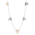 NECKLACE HEARTS 5 GOLD